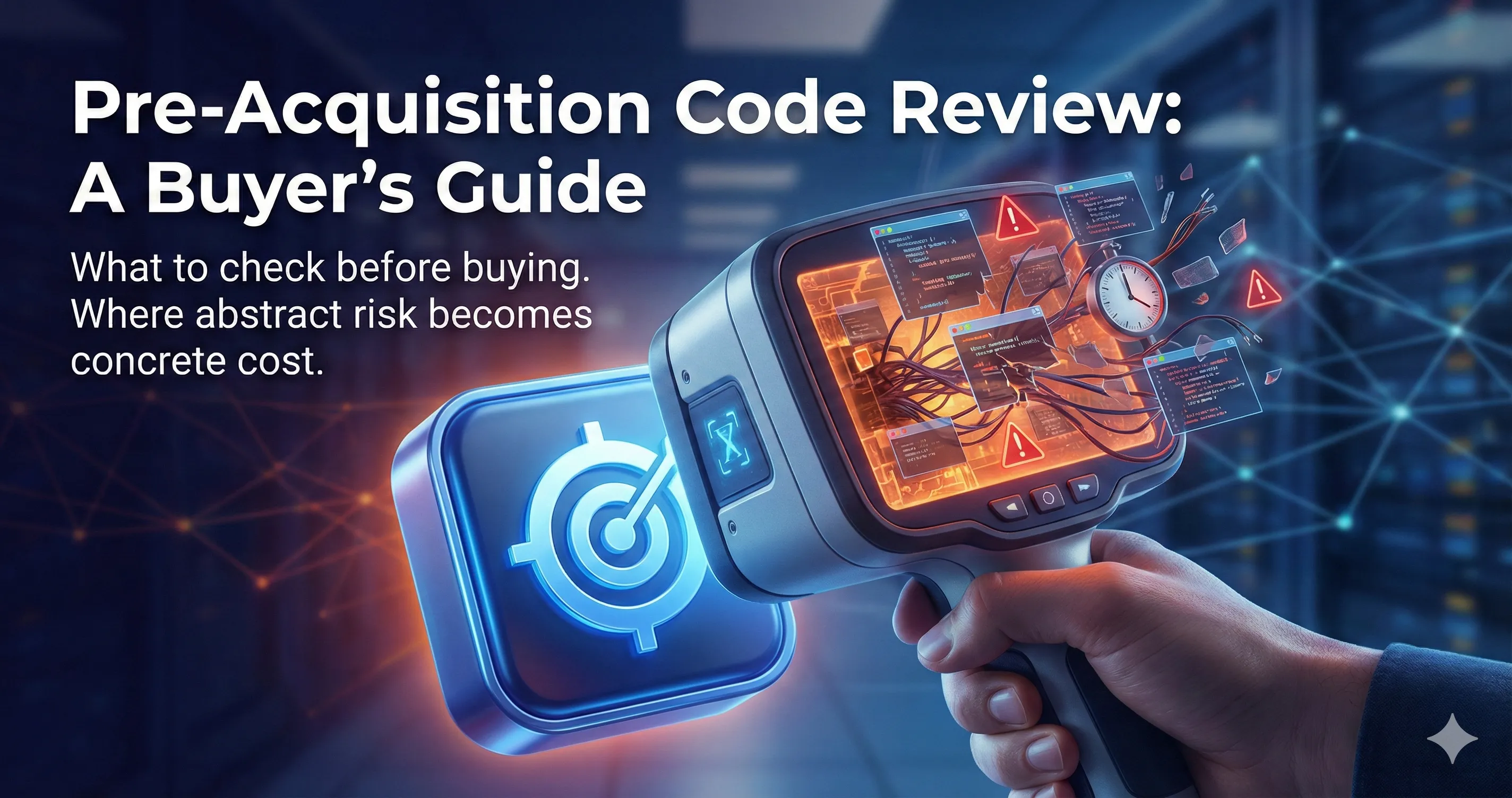 Pre-acquisition code review - what to check before buying a software company